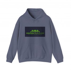 Mountain Muscle Hoodie - Unisex Heavy Blend Sweatshirt for Fitness Lovers, Workout, Gym Apparel, Cozy Casual Wear, Best Gifts - Image 44