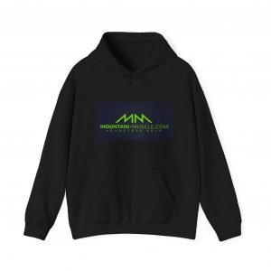 Mountain Muscle Hoodie - Unisex Heavy Blend Sweatshirt for Fitness Lovers, Workout, Gym Apparel, Cozy Casual Wear, Best Gifts - Image 8