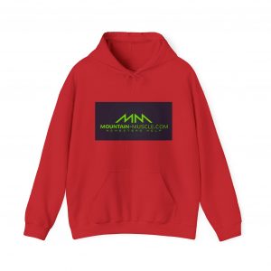 Mountain Muscle Hoodie - Unisex Heavy Blend Sweatshirt for Fitness Lovers, Workout, Gym Apparel, Cozy Casual Wear, Best Gifts - Image 2