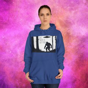 Unisex College Hoodie - The Truth Is Out There Bigfoot & UFO Design - Image 16