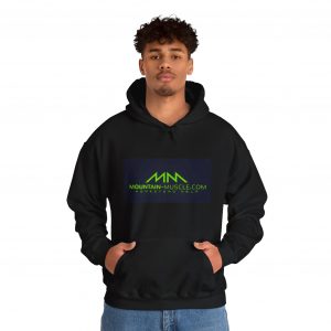 Mountain Muscle Hoodie - Unisex Heavy Blend Sweatshirt for Fitness Lovers, Workout, Gym Apparel, Cozy Casual Wear, Best Gifts - Image 12