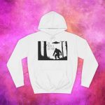 Unisex College Hoodie - The Truth Is Out There Bigfoot & UFO Design